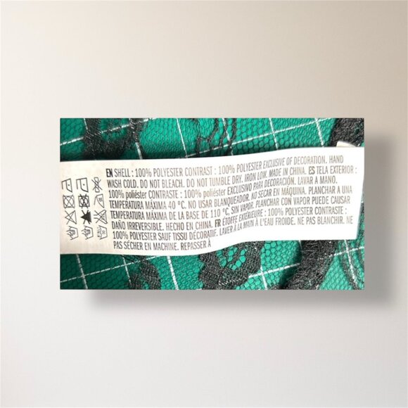 After Market Black Lace Midi Slip Dress Sheer Layered Gothic Witchy Romantic S - Picture 10 of 10